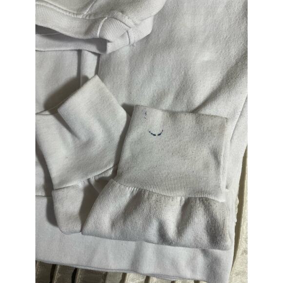 Disney Sweatshirt Juniors 19 2X White Fleece Mickey Mouse Graphic Sketch Cozy - Picture 4 of 10